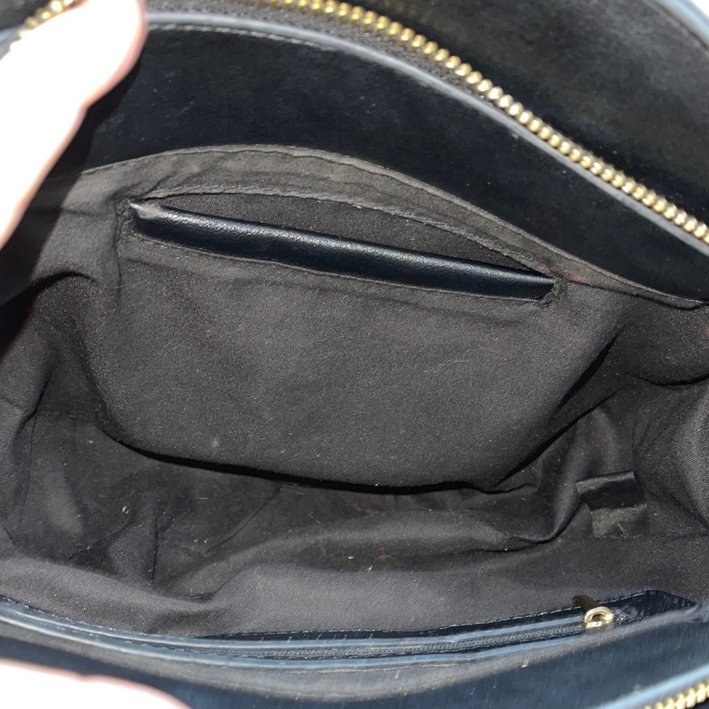 Kaari Blue Red and Black Snake-Print Mini Round Bag - Picture 2 of 8